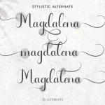 Bestnine Calligraphy Font