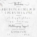 Bestnine Calligraphy Font