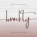 Brockly Font
