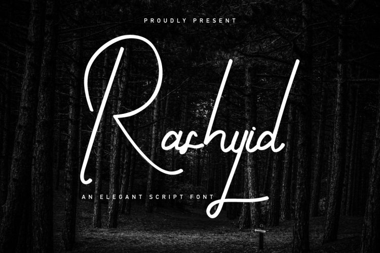 Rashyid Signature Font