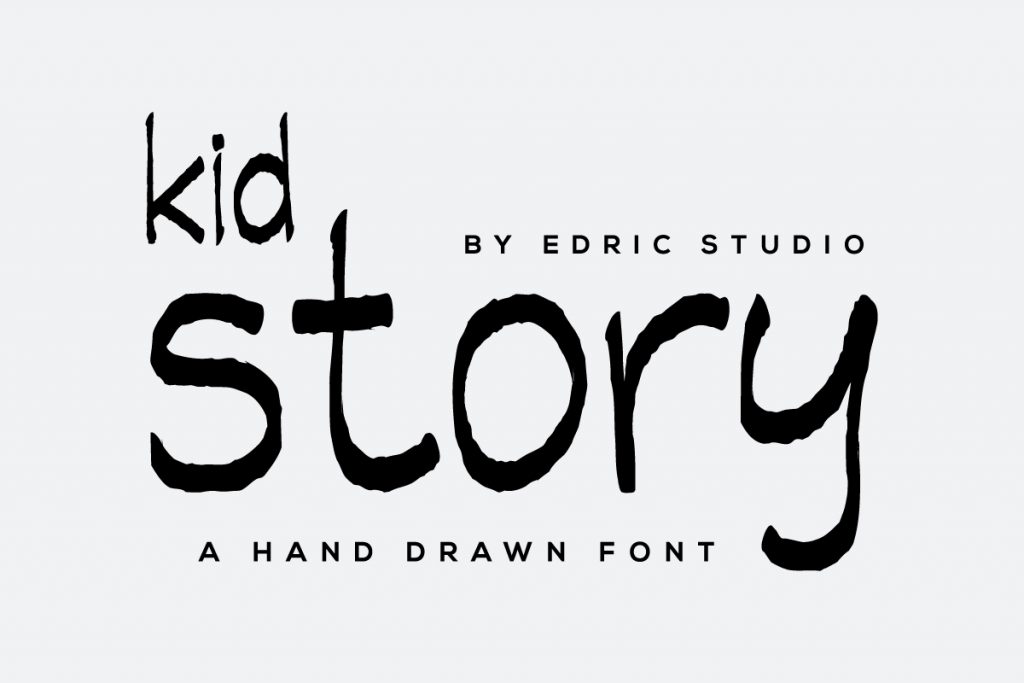 Kid Story Chalk Font by EdricStudio