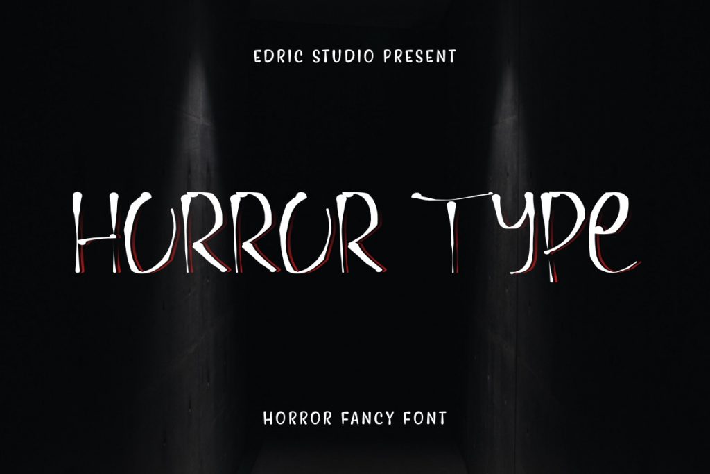 Horror Type Font by EdricStudio