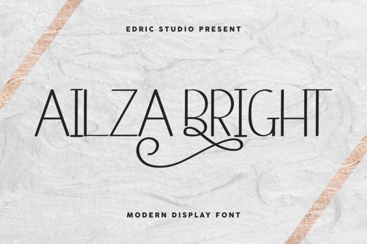 Ailza Bright Display Sans Font