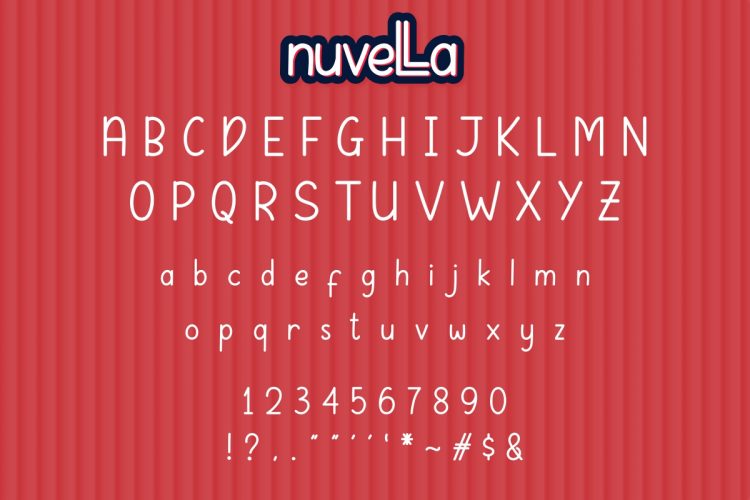 Nuvella Font - Image 4