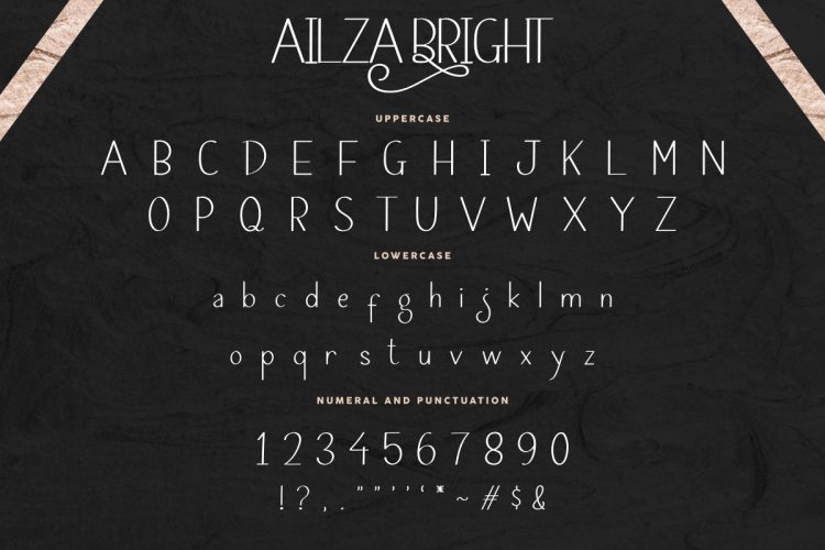 Ailza Bright Display Sans Font - Image 4