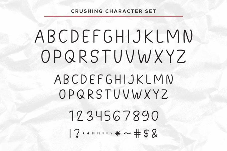 Crushing Font Duo - Image 5