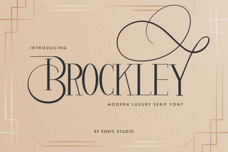 Brockley Luxury Serif Font