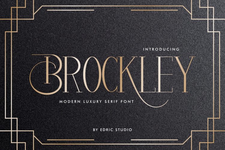 Brockley Luxury Serif Font - Image 2