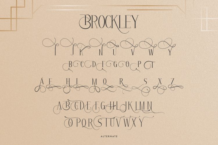 Brockley Luxury Serif Font - Image 11