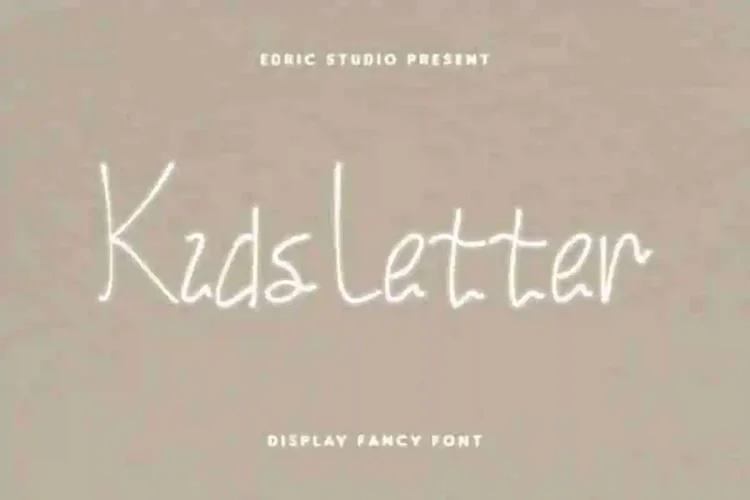 Kids Letter