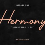 Hermony Signature Font