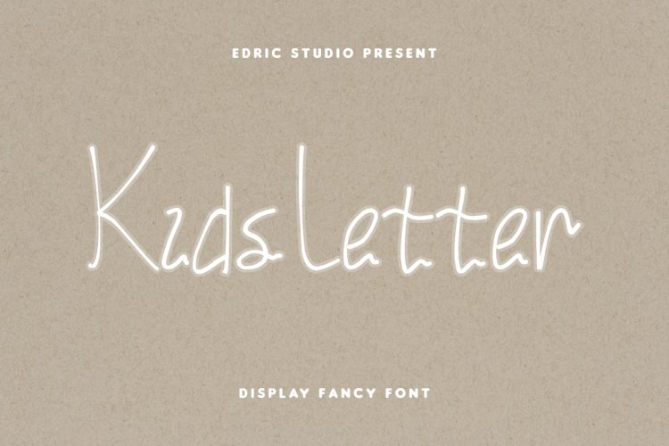 Kids Letter Font - Image 2