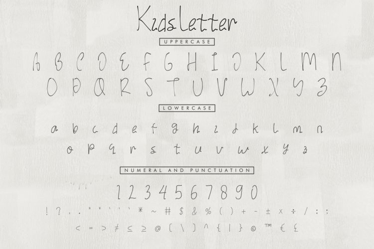 Kids Letter Font - Image 4