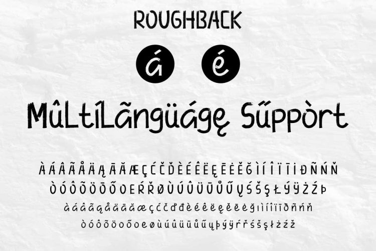 Roughback Brush Font - Image 7