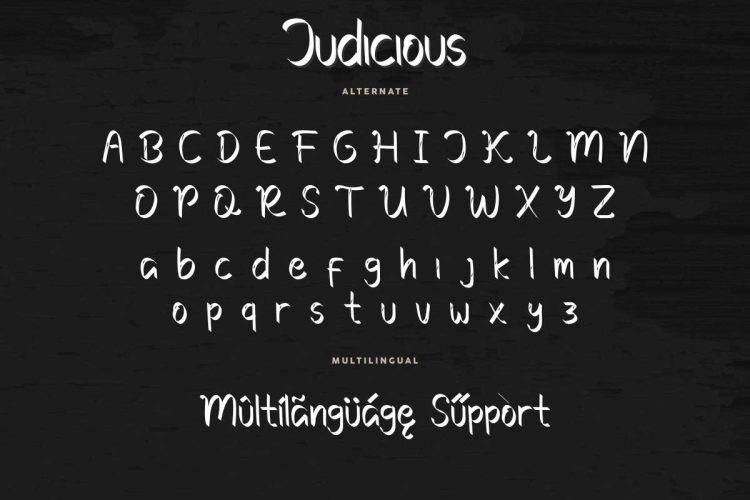 Judicious Fancy Font - Image 6