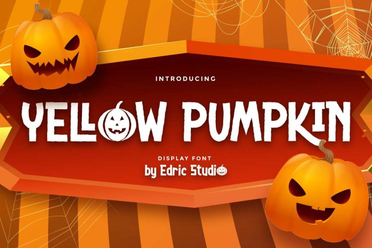 Yellow Pumpkin Font