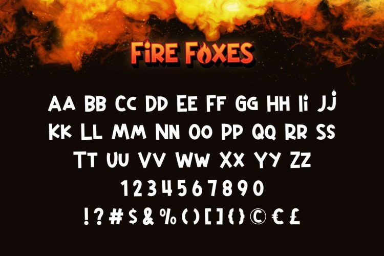 Fire Foxes Font - Image 4