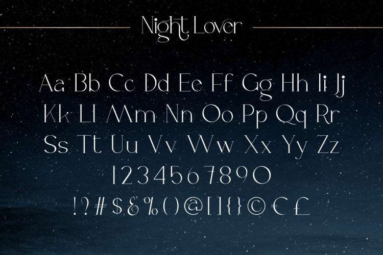 Night Lover Font - Image 4