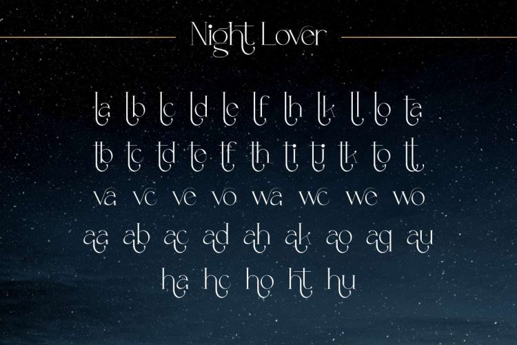 Night Lover Font - Image 8