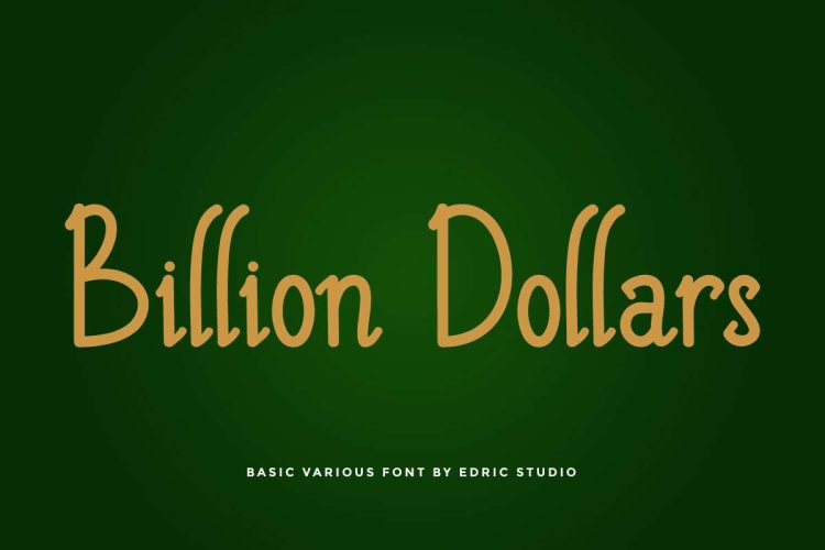 Billion Dollars Font - Image 9