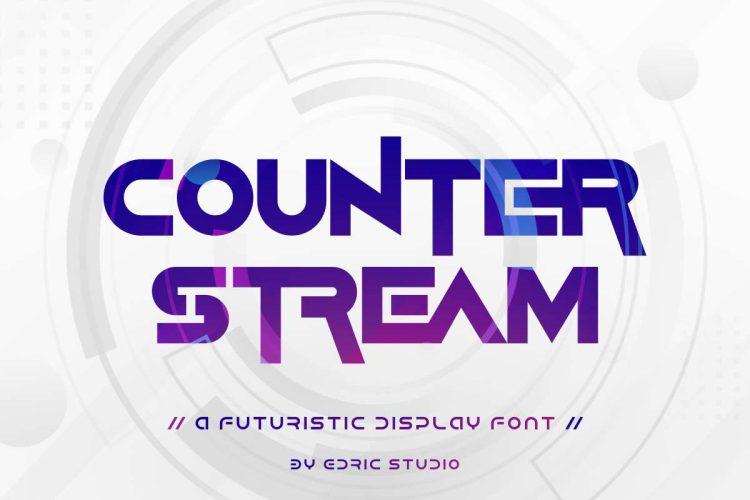 Counter Stream Font - Image 11