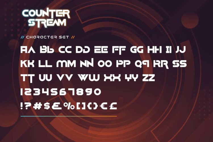 Counter Stream Font - Image 4