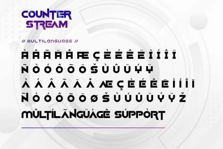 Counter Stream Font - Image 6