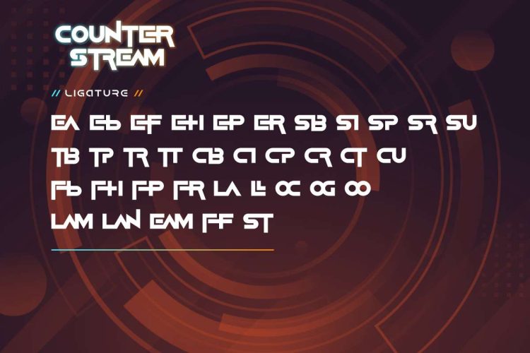 Counter Stream Font - Image 8