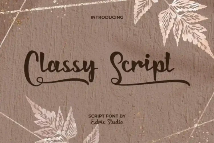 Classy Script
