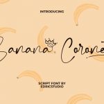 Banana Coronet Font
