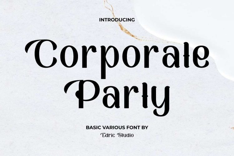 Corporate Party Font - Image 9