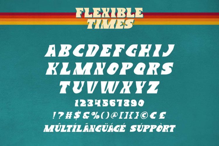 Flexible Times Retro Font - Image 7