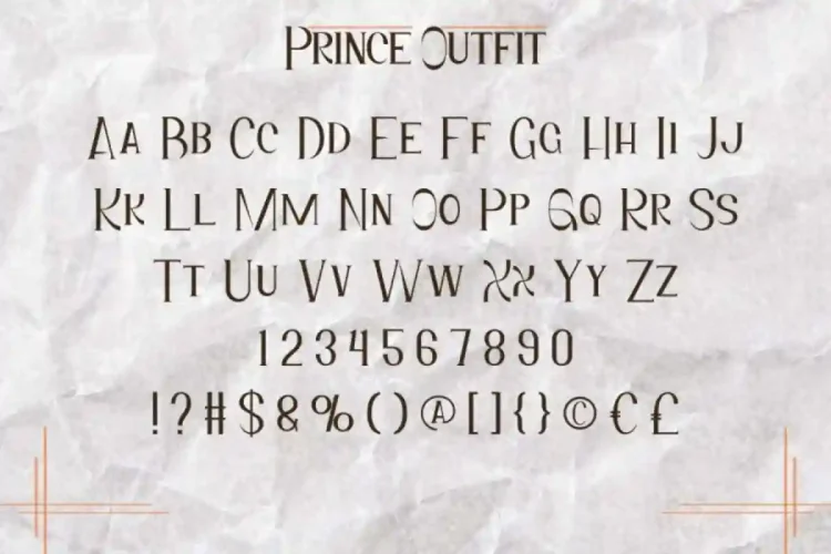 Prince Outfit