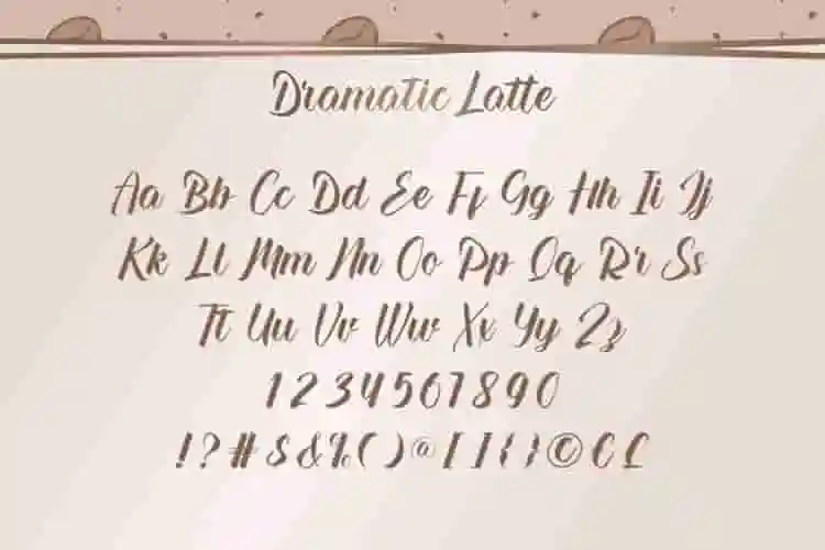 Dramatic Latte