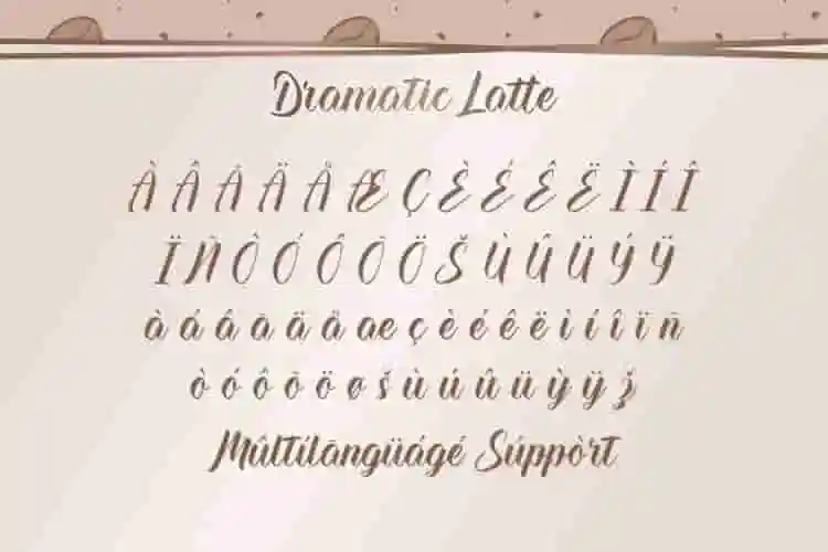 Dramatic Latte