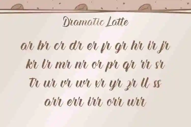 Dramatic Latte