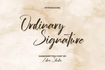 Ordinary Signature