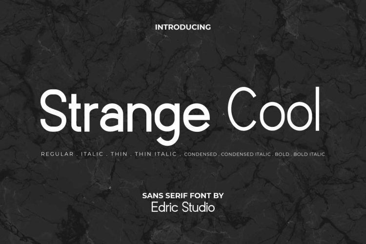 Strange Cool Font