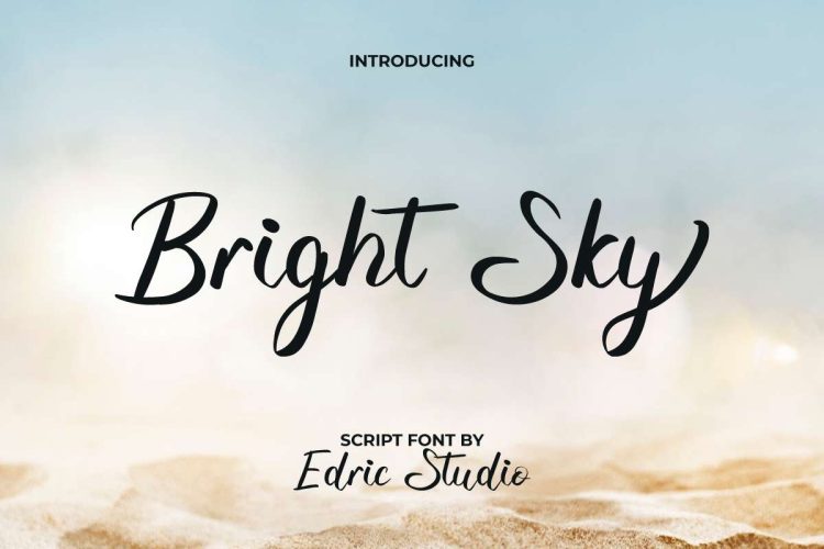 Bright Sky Font - Image 9