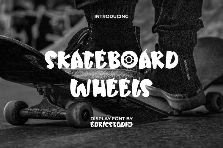 Skateboard Wheels Font - Image 9