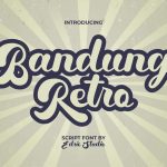 Bandung Retro Font