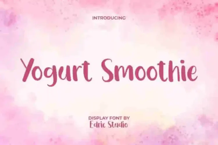 Yogurt Smoothie