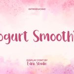 Yogurt Smoothie Font