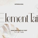 Element Tail Font