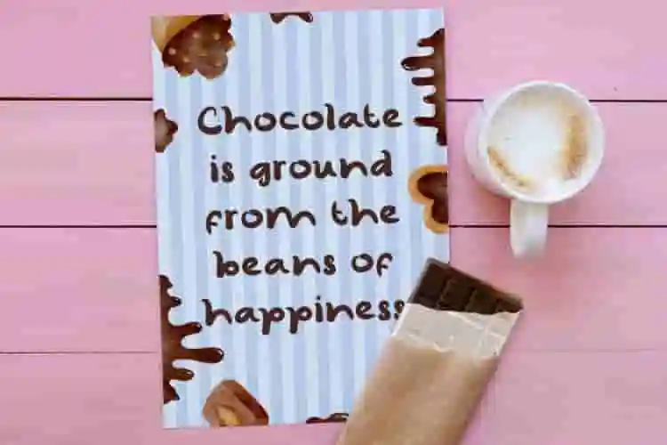 blue chocolate