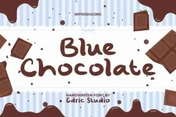 blue chocolate