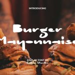Burger Mayonnaise Font