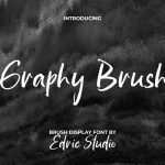Graphy Brush Font