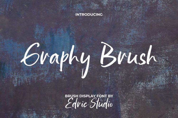 Graphy Brush Font