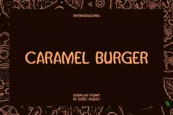 caramel burger